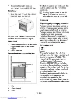 Preview for 12 page of Beko OIM 22501 User Manual