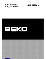 Beko OIM 25700 X Manual предпросмотр