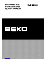 Beko OUE 22021 Manual предпросмотр