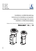 Preview for 1 page of Beko OWAMAT 10 Instructions For Installation And Operation Manual