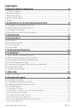 Preview for 3 page of Beko PWTV8744XW User Manual