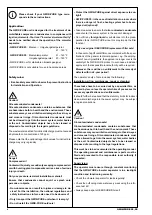 Preview for 4 page of Beko QWIK-PURE 25 Instructions For Installation And Operation Manual