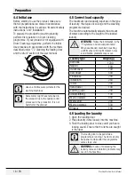 Preview for 18 page of Beko QWM84 User Manual