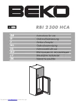 Beko RBI 2300 HCA Manual preview