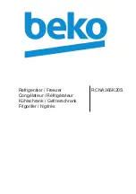 Beko RCNA365K20 User Manual preview