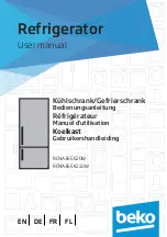 Preview for 1 page of Beko RCNA365K20W User Manual