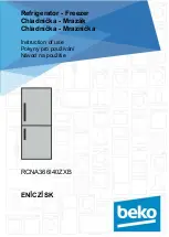 Preview for 1 page of Beko RCNA366I40ZXB Instructions Of Use