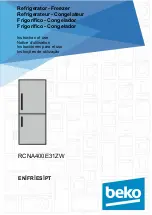 Preview for 1 page of Beko RCNA400E31ZW Instructions Of Use