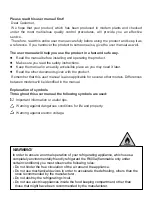 Preview for 3 page of Beko RCNA406I40WN Instructions Of Use