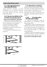 Preview for 18 page of Beko RCNE366E41ZXN User Manual