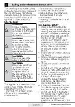 Preview for 4 page of Beko RCNE366E60ZXBN User Manual