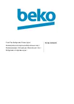 Beko RCQNA305K20W Manual preview