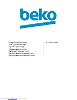 Beko RCSA360K20W User Manual preview