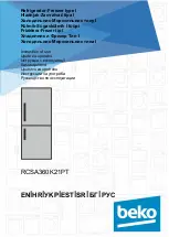 Preview for 1 page of Beko RCSA360K21PT Instructions Of Use