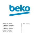 Beko RCSA400K20W User Manual preview