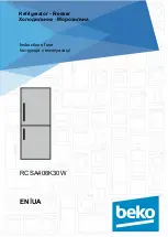 Beko RCSA406K30W Instructions Of Use preview