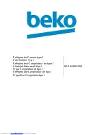 Beko RDSA240K20W User Manual preview