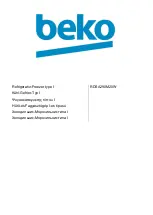 Beko RDSA290M20W Manual preview