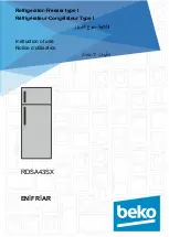 Preview for 1 page of Beko RDSA43SX Instructions Of Use