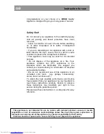 Preview for 8 page of Beko RDV 6200 A Instructions For Use Manual