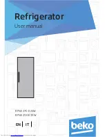 Preview for 1 page of Beko RFNE 270E 23W User Manual