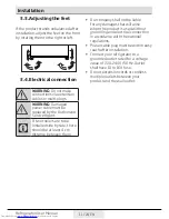 Preview for 11 page of Beko RFNE 270E 23W User Manual