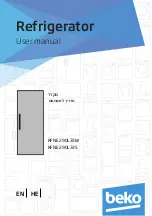 Предварительный просмотр 1 страницы Beko RFNE 290L33S User Manual