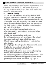 Preview for 4 page of Beko RFNE 312 K21 W User Manual