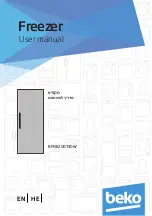 Beko RFNE200T30W User Manual preview