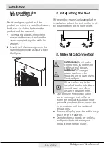 Preview for 10 page of Beko RFNE290T45XPN User Manual