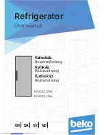 Beko RFNE312L25W User Manual preview