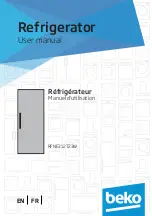 Предварительный просмотр 1 страницы Beko RFNE312T23W User Manual