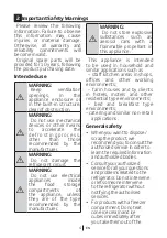 Preview for 5 page of Beko RFNE312T23W User Manual