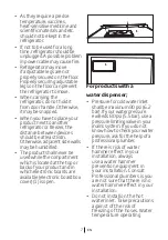 Preview for 8 page of Beko RFNE312T23W User Manual