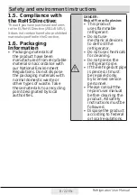 Preview for 8 page of Beko RSNE415T34XPN Manual