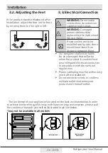 Preview for 10 page of Beko RSNE445E33XB User Manual