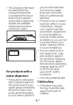 Preview for 10 page of Beko RSSE265K20S User Manual