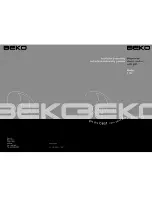 Beko S502 Installation & Operating Instructions And Cooking Guidance предпросмотр