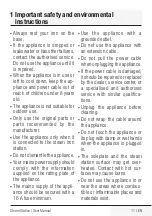 Preview for 11 page of Beko SGA 6124 D User Manual