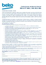 Preview for 35 page of Beko SGA8328D User Manual