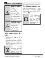 Preview for 27 page of Beko SIM3117 User Manual