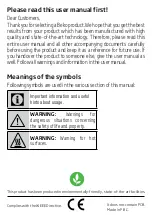 Preview for 2 page of Beko SIM4126B User Manual