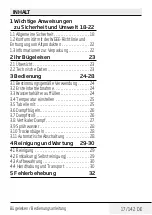 Preview for 17 page of Beko SIM4126B User Manual