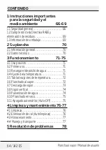 Preview for 64 page of Beko SIM4126B User Manual