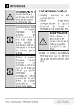 Preview for 121 page of Beko SIM4126B User Manual