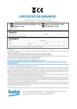 Preview for 133 page of Beko SIM7124B User Manual