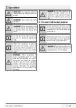 Preview for 11 page of Beko SJA3209BX User Manual