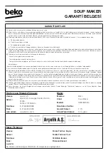 Preview for 83 page of Beko SMM888BX User Manual