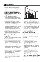 Preview for 9 page of Beko SN 140100 D Manual