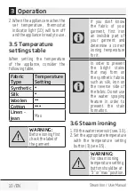 Preview for 10 page of Beko SPM6126R User Manual